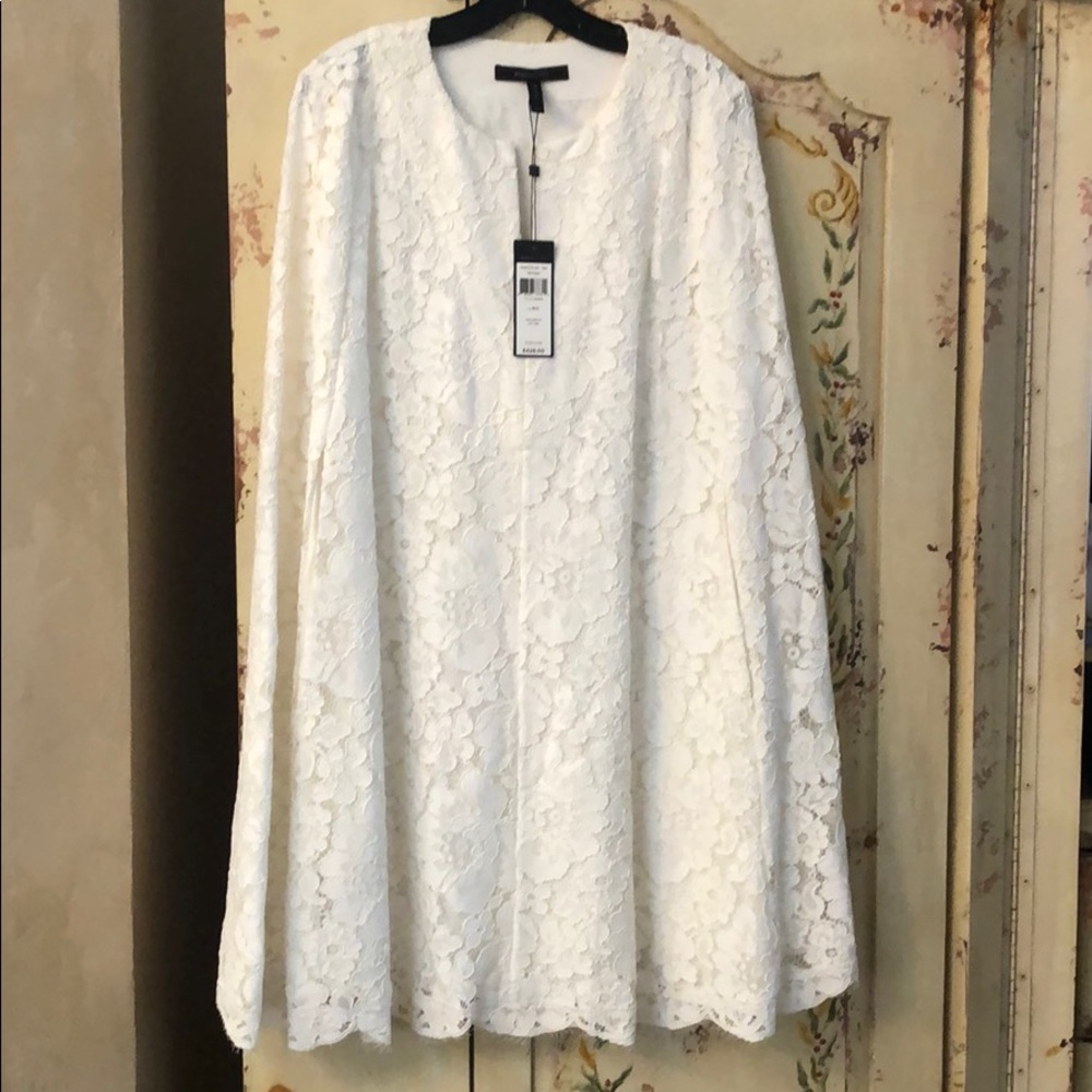 BCBG Maxazria M/L NWT lace cape dress
